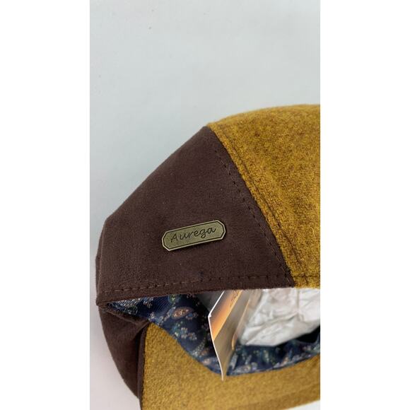 Aurega Taranto C. Shetland Ivy Flat Cap Hat 57 CM Unisex 7 1/8 Brown Wool main image 4